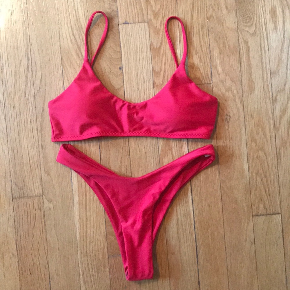 Red bikini